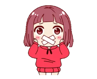 🤐 emoji Kurumi - Chan || @GreySunders Telegram sticker 18 of 48