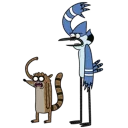 😦 emoji Regular Show Telegram sticker 17 of 24