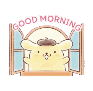 Sticker from pompompurin