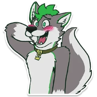 😳 emoji Rey Wolynx Telegram sticker 15 of 68