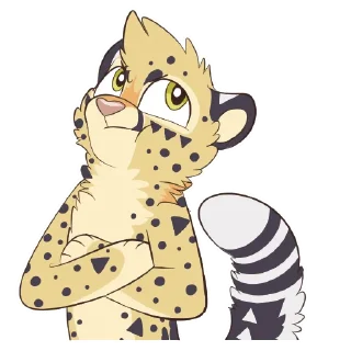 🙄 emoji Sage Cheetah Telegram sticker 21 of 67