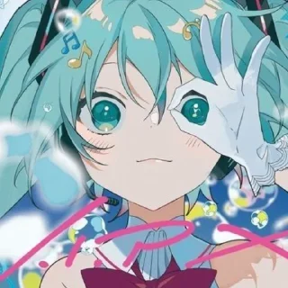👌 emoji Hatsune Miku Telegram sticker 22 of 31