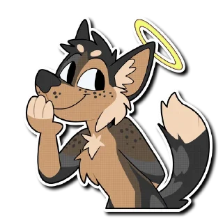 😇 emoji Tiderace Telegram sticker 14 of 61
