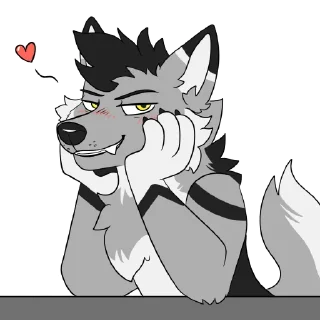 😉 emoji @BrunoWoofs Sticker Set Telegram sticker 5 of 17