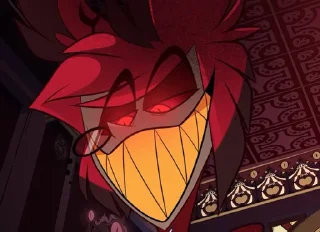😀 emoji Hazbin Hotel Telegram sticker 23 of 33