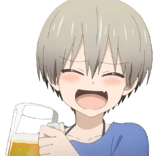🤪 emoji Uzaki-chan Telegram sticker 20 of 60