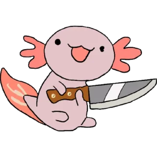 🔪 emoji Animals with knives Telegram sticker 11 of 45
