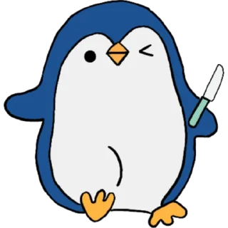🔪 emoji Animals with knives Telegram sticker 7 of 45