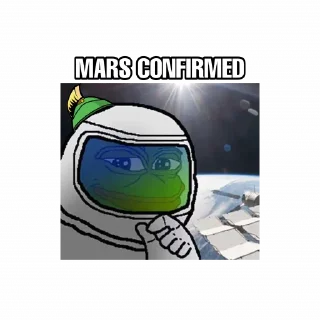 🚀 emoji Martian Pepe’s Telegram sticker 16 of 109