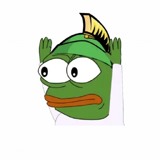 🙌 emoji Martian Pepe’s Telegram sticker 8 of 109