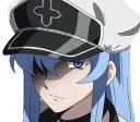😒 emoji esdeath Telegram sticker 8 of 20