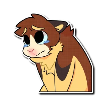 😢 emoji Tree Kangaroo Telegram sticker 15 of 26