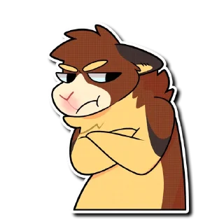 😒 emoji Tree Kangaroo Telegram sticker 16 of 26