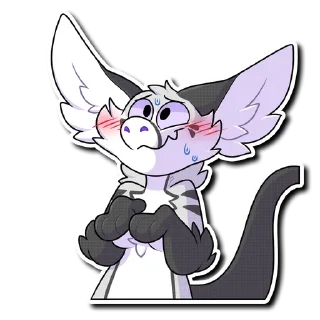 😳 emoji Freya Telegram sticker 24 of 26