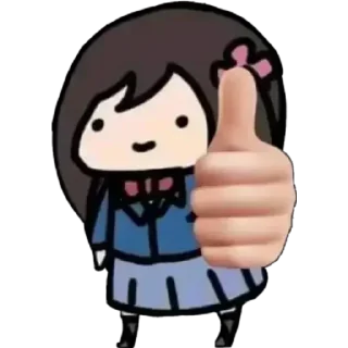 👍 emoji A Telegram sticker 17 of 84
