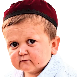 🙁 emoji Hasbulla Telegram sticker 9 of 13