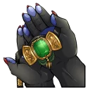 💚 emoji Furry Magic the Gathering Telegram sticker 5 of 8