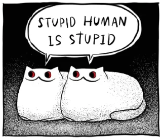 ☺️ emoji Creepy cat I Telegram sticker 16 of 120