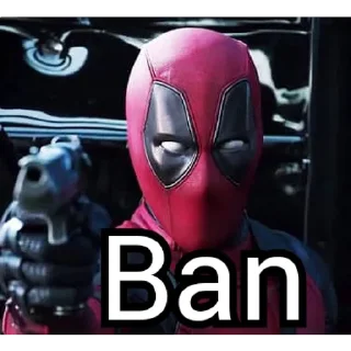 😑 emoji Deadpool Telegram sticker 20 of 42