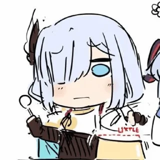 ❄️ emoji Shenhe @Palurien Telegram sticker 10 of 50