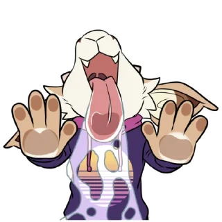 👅 emoji Ingrid Kangaroo @kangamichael21 Telegram sticker 17 of 65