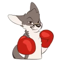 🥊 emoji Kangaroo Stickers Telegram sticker 13 of 14