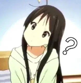 🤨 emoji K-ON Telegram sticker 23 of 24