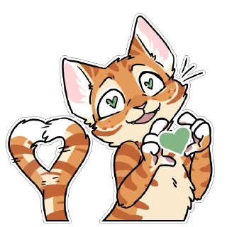 Sticker from Orange Cat by maimface