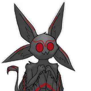 😀 emoji Paradox the fluffy avali Telegram sticker 5 of 8