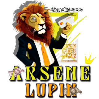🧐 emoji Arsene Lupin | @ggentlemann Telegram sticker 13 of 14
