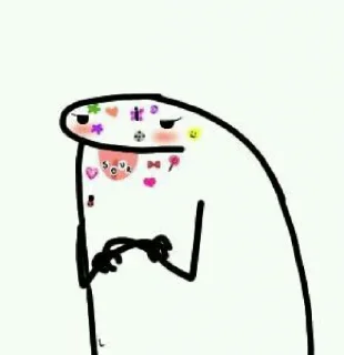 👅 emoji Stickman flork Telegram sticker 14 of 65