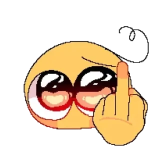 😡 emoji ꒰꒰ няшики  ⃕·˚ ༘ ₍🤯₎ ࿐ @nkplz ꒱ Telegram sticker 9 of 20