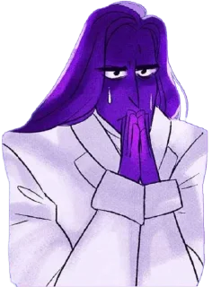 😓 emoji Lore Olympus V by @Nantzui (@couple_matching) Telegram sticker 21 of 120