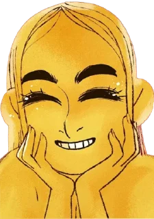 😁 emoji Lore Olympus V by @Nantzui (@couple_matching) Telegram sticker 14 of 120