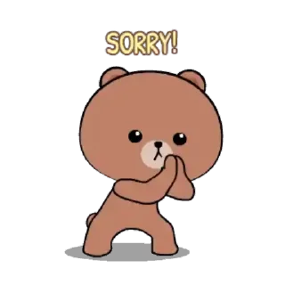 🐻 emoji 🍭Brownie x Andie @Mycute_stickers Telegram sticker 20 of 25