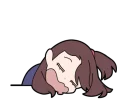 😴 emoji Little Witch Academia Telegram sticker 8 of 40