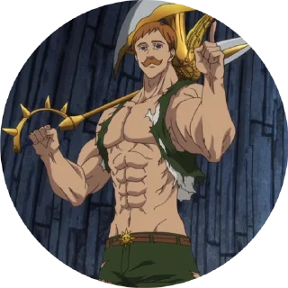 Sticker from Escanor