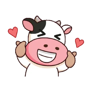 🥰 emoji Momo Cow 4 Telegram sticker 6 of 102