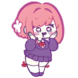 🩷 emoji 100kano chibi by StevenS16U • @sticbot Telegram sticker 20 of 55