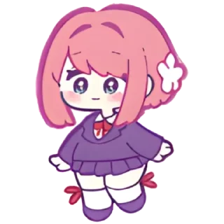🩷 emoji 100kano chibi by StevenS16U • @sticbot Telegram sticker 19 of 55