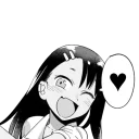😉 emoji Nagatoro-san Telegram sticker 20 of 21