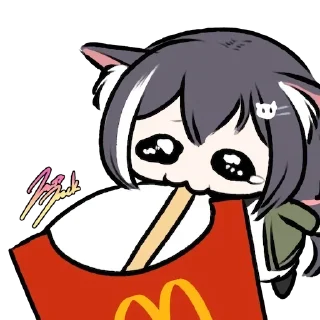 🥺 emoji Kyaru Memes Telegram sticker 6 of 21
