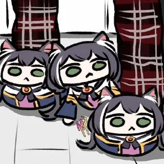 😶 emoji Kyaru Memes Telegram sticker 20 of 21