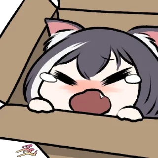 😫 emoji Kyaru Memes Telegram sticker 11 of 21