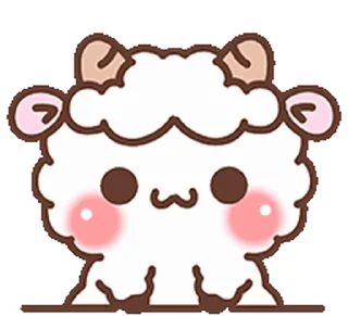 🐏 emoji Domba Lucu Animated • @xxyuji Telegram sticker 12 of 19