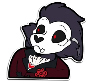 😕 emoji Bastille the Butler by Scarf Shepherd Telegram sticker 12 of 56