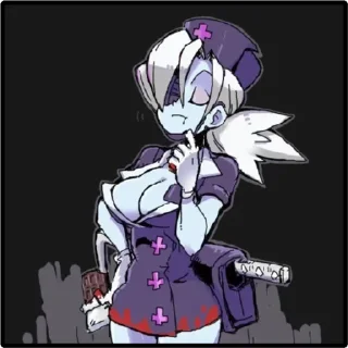 😑 emoji Valentine (Skullforce) Telegram sticker 18 of 61