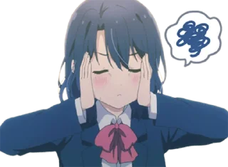 😳 emoji Adachi to Shimamura Line Telegram sticker 16 of 40