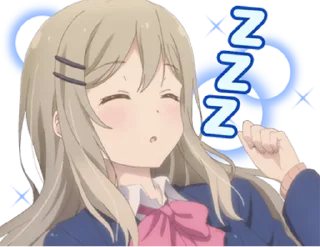 💤 emoji Adachi to Shimamura Line Telegram sticker 8 of 40