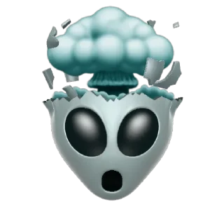 👽 emoji 🤯🤯🤯 Telegram sticker 12 of 26